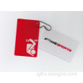 Custom made high quality plastic hang tags